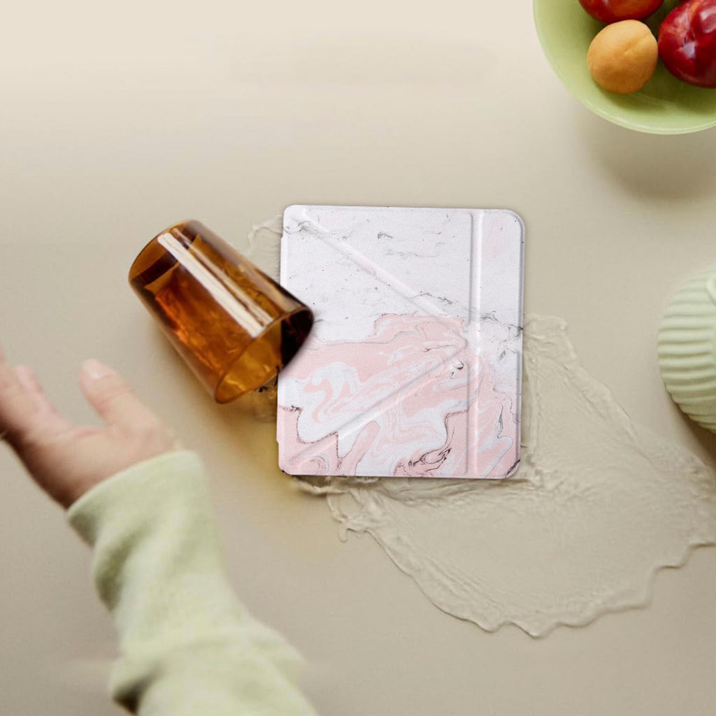 waterproof personalized KOBO case and Pink Marble design
