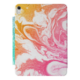 the VistaCase Personalized iPad Slim Fit Case with Abstract Oil Painting design,  Crafted with a durable fabric exterior and a soft interior lining.