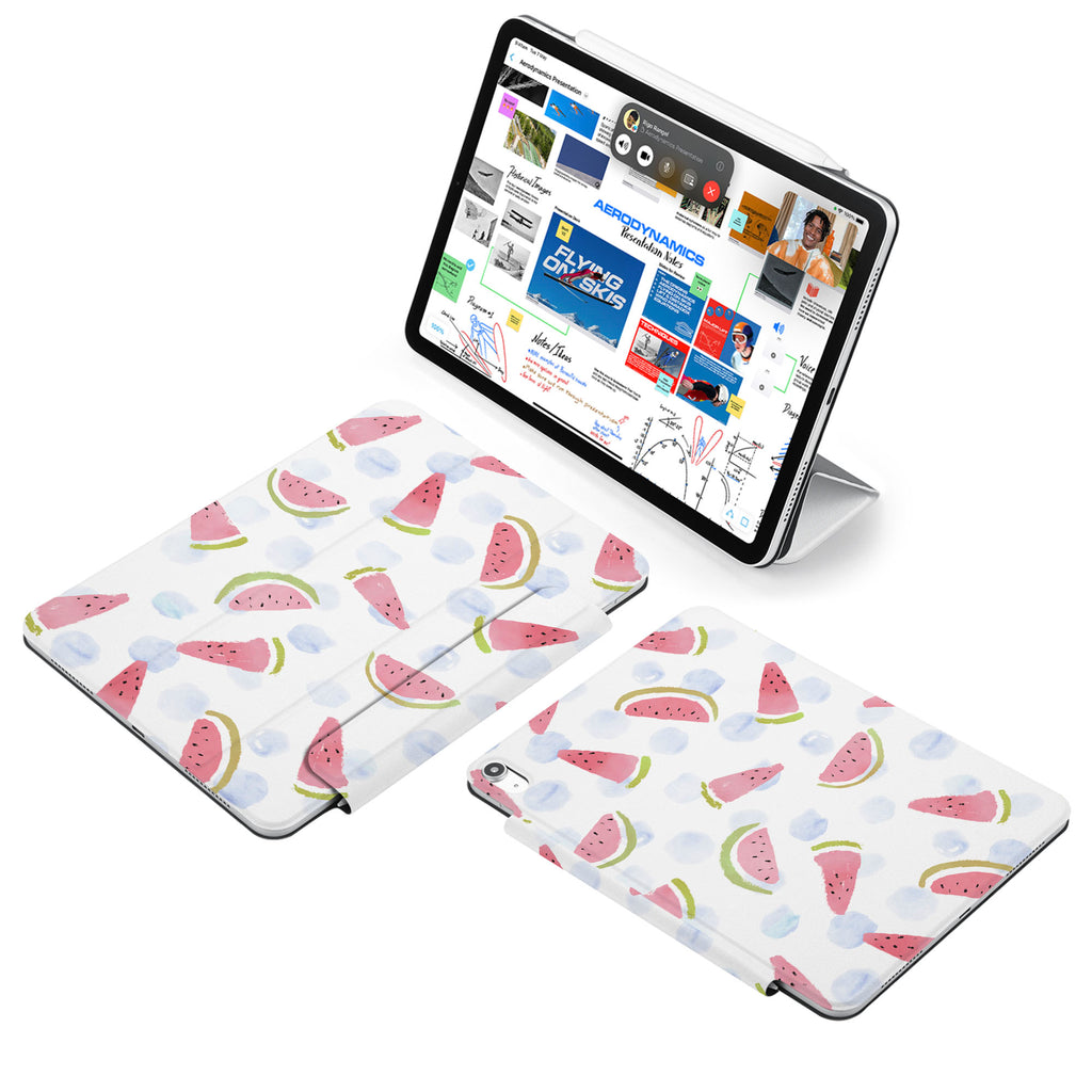 the VistaCase Personalized iPad Slim Fit Case with Fruit Red design,  Made to order, you can personalize it further by adding a monogram or your signature to the design, making it the perfect personalized gift.