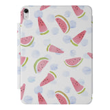 the VistaCase Personalized iPad Slim Fit Case with Fruit Red design,  Crafted with a durable fabric exterior and a soft interior lining.