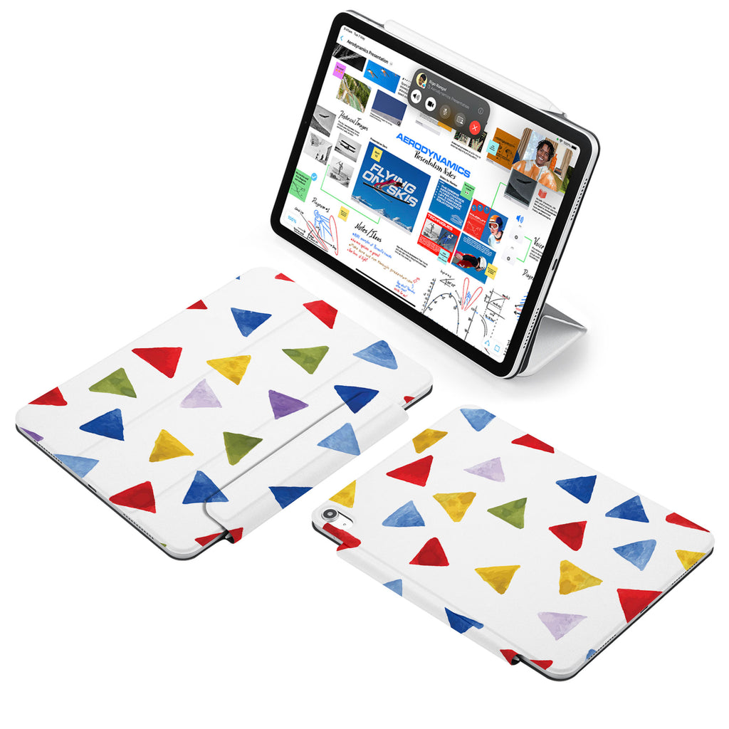 the VistaCase Personalized iPad Slim Fit Case with Geometry Pattern design,  Made to order, you can personalize it further by adding a monogram or your signature to the design, making it the perfect personalized gift.