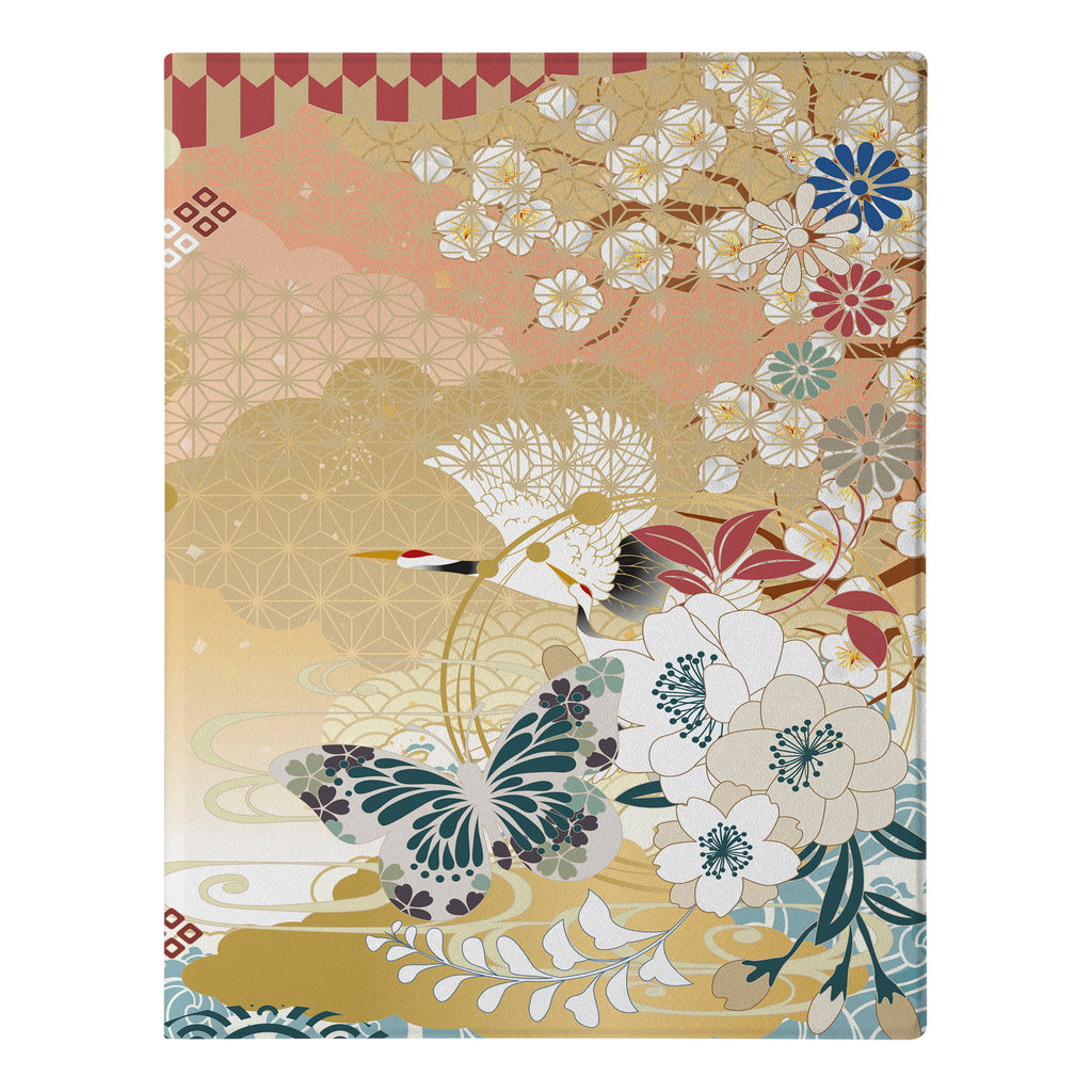 The Personalized VistaCase reMarkable Pen Holder Case is adorned with a vibrant and intricately detailed Japanese Pattern design