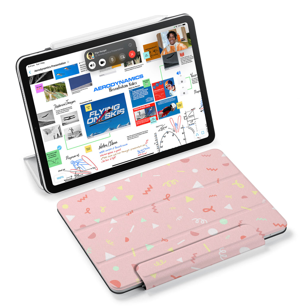 the VistaCase Personalized iPad Slim Fit Case with Baby design,  Designed with convenience in mind, the case automatically wakes your iPad when opened and puts it to sleep when closed.