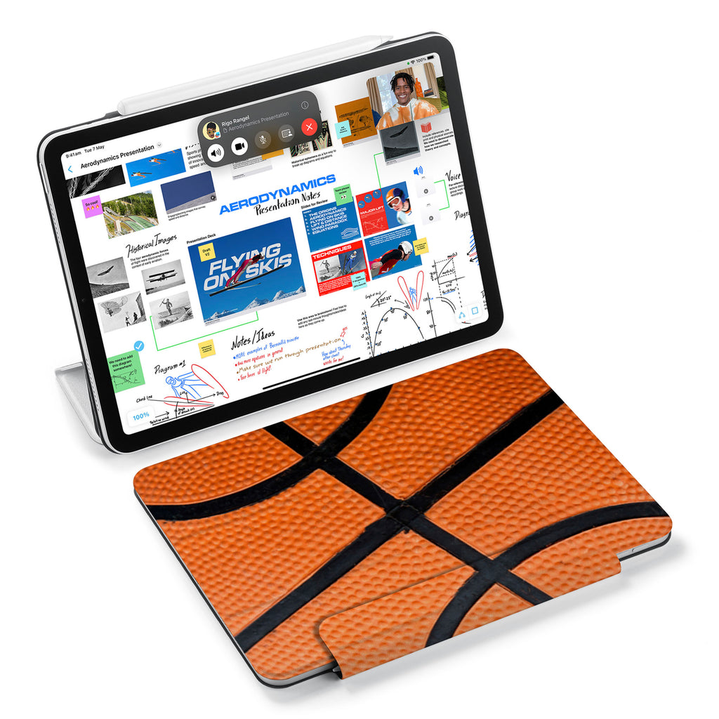 the VistaCase Personalized iPad Slim Fit Case with Sport design,  Designed with convenience in mind, the case automatically wakes your iPad when opened and puts it to sleep when closed.