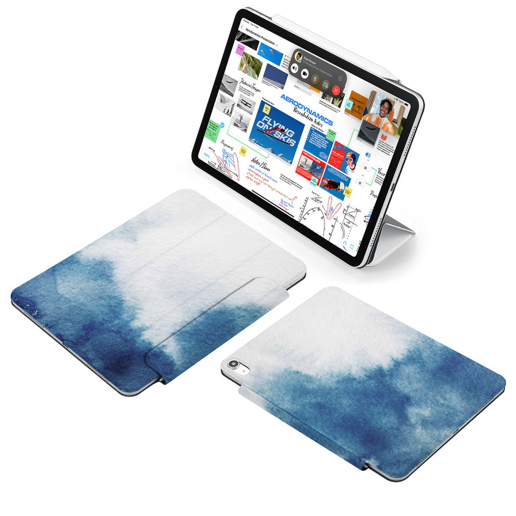 the VistaCase Personalized iPad Slim Fit Case with Abstract Ink Painting design,  Made to order, you can personalize it further by adding a monogram or your signature to the design, making it the perfect personalized gift.