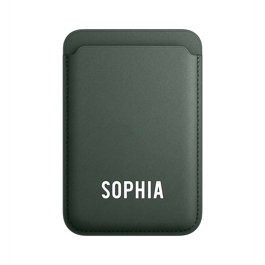 Evergreen Leather Card Holder for iPhone MagSafe Compatible