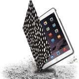 Drop protection from the personalized iPad folio case with Polka Dot design