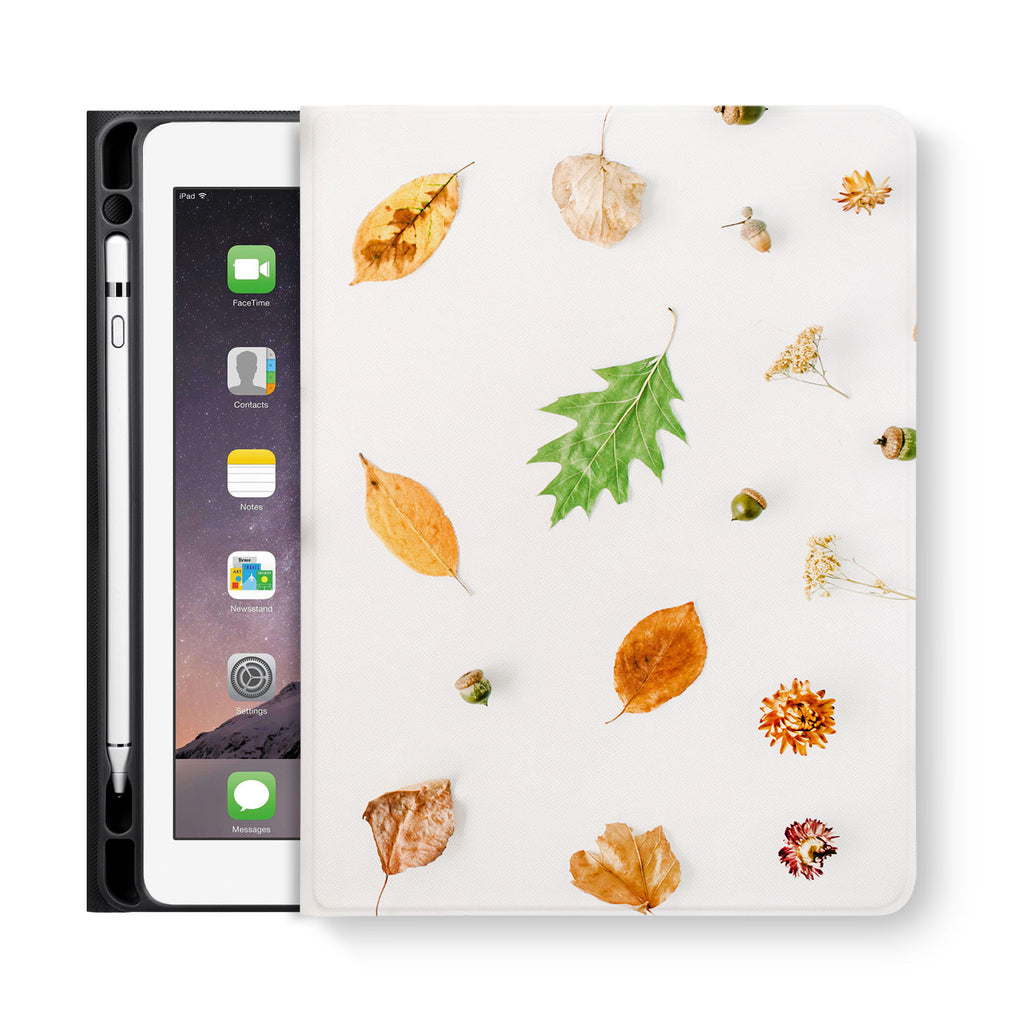 frontview of personalized iPad folio case with 5 design