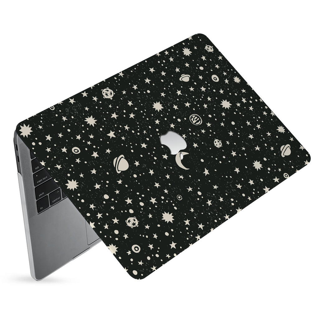 hardshell case with Space design has matte finish resists scratches