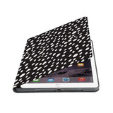 Auto wake and sleep function of the personalized iPad folio case with Polka Dot design