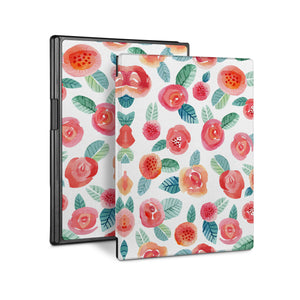 Vista Case reMarkable Folio case with Rose Design perfect fit for easy and comfortable use. Durable & solid frame protecting the reMarkable 2 from drop and bump. - swap