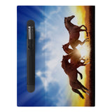 The Personalized VistaCase reMarkable Pen Holder Case with Horse design features a built-in Marker pen holder,