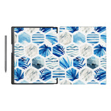 Vista Case reMarkable Folio case with Geometric Flower Design has an integrated holder for pen marker  so you never have to leave your extra tech behind. - swap