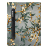 The Personalized VistaCase reMarkable Pen Holder Case with Flower Painting design features a built-in Marker pen holder,