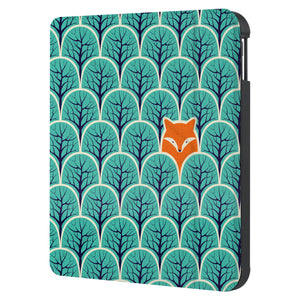 swap front and back view of personalized KOBO case and Fox Fun design - swap