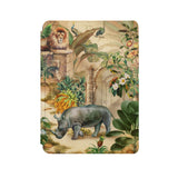 the front side of Personalized Microsoft Surface Pro and Go Case with Rainforest Animals design