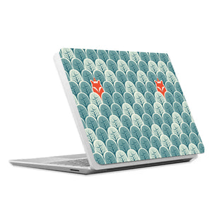 The #1 bestselling Personalized microsoft surface laptop Case with Fox Fun design