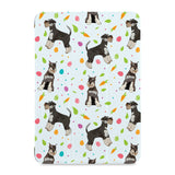 the front view of Personalized Samsung Galaxy Tab Case with Lovely Dog design