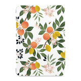 the front view of Personalized Samsung Galaxy Tab Case with Tropical Fruits design