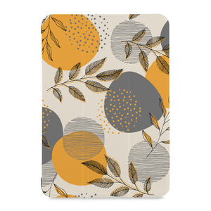 the front view of Personalized Samsung Galaxy Tab Case with Leaves design