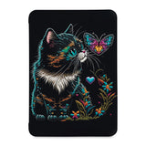 the front view of Personalized Samsung Galaxy Tab Case with Cute Cat design