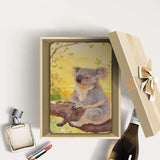 Personalized Samsung Galaxy Tab Case with Australia Wild Animal design in a gift box