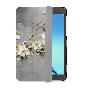 auto on off function of Personalized Samsung Galaxy Tab Case with Flower Painting design - swap