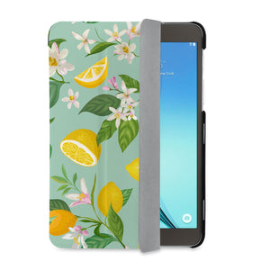 auto on off function of Personalized Samsung Galaxy Tab Case with Tropical Fruits design - swap