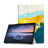 Personalized Samsung Galaxy Tab Case with Abstract Painting design provides screen protection during transit