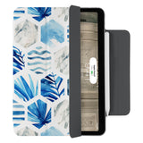 Elevate your iPad experience with the VistaCase Personalized iPad Slim Fit Case. Featuring an exquisitely detailed Geometric Flower design