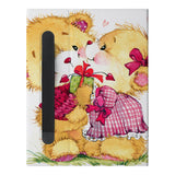 The Personalized VistaCase reMarkable Pen Holder Case with Bear design features a built-in Marker pen holder,