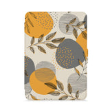 front view of personalized kindle paperwhite case with Leaves design