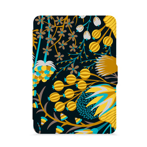 front view of personalized kindle paperwhite case with with Autumn Leaves design - swap