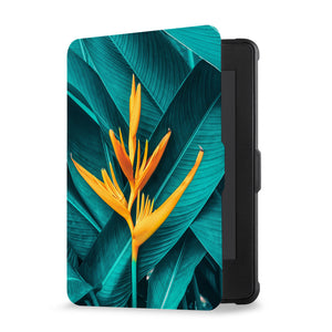 kindle foilo case with Flowers design, Opens and closes just like a book to wake your Kindle or put it to sleep - swap