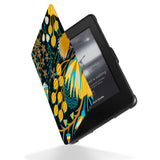 Reinforced rubber bumpers on the corners to protect your Kindle Paperwhite with Autumn Leaves design