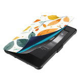 kindle foilo case with Leaves design, Magnetic attachment ensures cover is securely closed