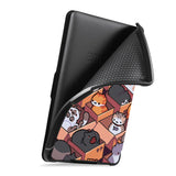 Flexible Soft Back Cover with Sushi Cats design can Hghly protect your Kindle without any damage