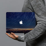 hardshell case with Starry Night design combines a sleek hardshell design with vibrant colors for stylish protection against scratches, dents, and bumps for your Macbook