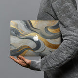 hardshell case with Marble design combines a sleek hardshell design with vibrant colors for stylish protection against scratches, dents, and bumps for your Macbook