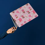 personalized microsoft laptop case features a lightweight two-piece design and Lovely Dog print