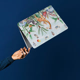 personalized microsoft laptop case features a lightweight two-piece design and Rainforest Animals print