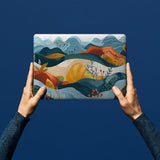 personalized microsoft surface case with Colorful Mountain design