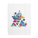 iPad Trifold Case - Marble Flower