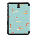 the back view of Personalized Samsung Galaxy Tab Case with Summer design