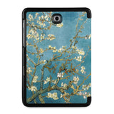 the back view of Personalized Samsung Galaxy Tab Case with Oil Painting design