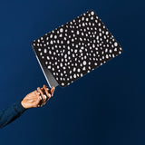 personalized microsoft laptop case features a lightweight two-piece design and Polka Dot print