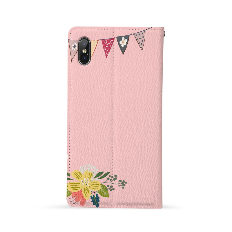 Back Side of Personalized Huawei Wallet Case with Koala And Friends design - swap