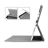 Full port acess of Personalized Microsoft Surface Pro and Go Case in Movice Stand View with Horse design