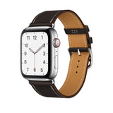 Single Tour Genuine Leather Band for Apple Watch - Ébène