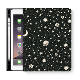 frontview of personalized iPad folio case with 6 design